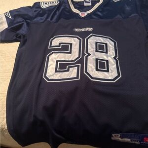 NFL Cowboys Navy Jersey #28